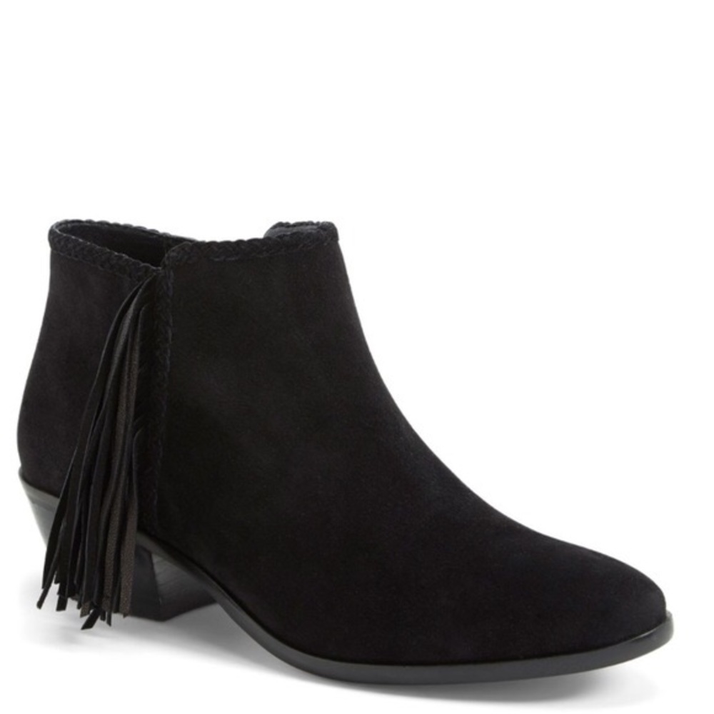 Black Sam Edelman Booties Tassels Women’s 7